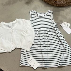 BNWT 2pc dress/sweater set 12 months
